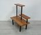 Tavolino Mid-Century moderno a tre livelli in noce, Germania, anni '70, Immagine 5
