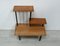 Tavolino Mid-Century moderno a tre livelli in noce, Germania, anni '70, Immagine 3