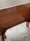 Butaca modernista de madera exótica y cuero, años 60, Imagen 44