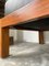 Butaca modernista de madera exótica y cuero, años 60, Imagen 24