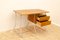 Modernistischer Tschechoslowakischer Schreibtisch aus Chrom & Holz, Europa, 1950er 10