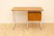 Modernistischer Tschechoslowakischer Schreibtisch aus Chrom & Holz, Europa, 1950er 2