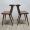 Chaises Antiques en Bois, Set de 2 5