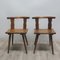 Antique Wooden Chairs, Set of 2 1