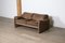 Brown Velvet Maralunga Two Seater Sofa by Vico Magistretti for Cassina, 1970s 7