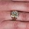 French Colorless Stone 18 Karat Rose Gold Tank Ring, 1950s, Image 11