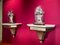 Antique Italian Louis XVI Hand Carved and Giltwood Wall Mounted Consoles, Set of 2 2