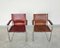 Sedia da visita vintage Bauhaus in pelle di Matteo Grassi, anni '70, Immagine 2