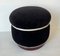 Runder Deko Pouf, 1940er 3