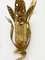 Brutalist Gilded Foliage Sconces attributed to Paul Moerenhout, 1970s, Set of 2 12