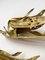 Brutalist Gilded Foliage Sconces attributed to Paul Moerenhout, 1970s, Set of 2 7