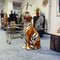 Tiger Statue aus Keramik von Ceramiche Boxer 8