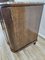 Antique Wooden Chest of Drawers with Red Veined Marble Top and Brass Knobs, 1950 3