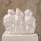 Scultura Art Deco in ceramica craquelé smaltata con tre gorilla, anni '40, Immagine 2