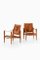 Safari Sessel aus Esche, Messing & Leder, Kaare Klint zugeschrieben, 1950er, 2er Set 2