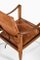 Safari Sessel aus Esche, Messing & Leder, Kaare Klint zugeschrieben, 1950er, 2er Set 6
