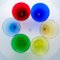 Copas de cristal de Baccarat Martini multicolores, Francia, 1960. Juego de 6, Imagen 4