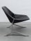 Set of Vintage German Lounge Black and Chrome Chairs by Knut Hesterberg, 1971 5