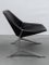 Set of Vintage German Lounge Black and Chrome Chairs by Knut Hesterberg, 1971 4