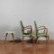 Armchairs with Side Table, Set of 3 3