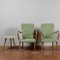 Armchairs with Side Table, Set of 3 2