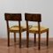 Art Deco Stühle aus Damast, 2er Set 4