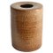 Scandinavian Modern Brown Cylindrical Vase by Jerk Werkmäster for Nittsjö, 1960, Image 1