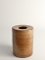 Scandinavian Modern Brown Cylindrical Vase by Jerk Werkmäster for Nittsjö, 1960, Image 4