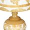 Alabaster Table Lamp with Floral Decorations, 1980s 5