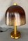 Lampe de Bureau Dôme Vintage en Verre de Peill & Putzler, 1970 4