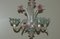 Murano Glass and Brass Chandelier, 1950s 20