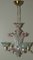 Murano Glass and Brass Chandelier, 1950s 2