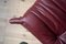 Burgundy Leather Togo Living Room Set by Michel Ducaroy for Ligne Roset, Set of 5 2