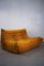 Goldenrod Corduroy Togo 2-Seat by Michel Ducaroy for Ligne Roset 3