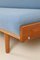 Sofá cama GE 258 danés de Hans Wegner para Getama, años 60, Imagen 19