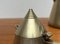 Art Deco Metal Teapot, Suger Pot, Milk Pot, 1960s, Set of 3 16