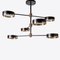 Black Tiered Moscow Chandelier from Pure White Lines 4