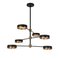 Black Tiered Moscow Chandelier from Pure White Lines 1
