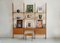Librería italiana vintage de nogal, 1955, Imagen 22