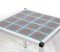 Vintage Danish Side Table with Blue Tiles, 1970s 5