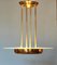 Lampada a sospensione Art Déco di Henri Petitot per Maison Petitot, anni '30, Immagine 2