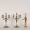 Antique Silver Candleholders, Set of 2 2