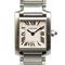 Quartz Stainless Steel Tank Francaise Watch from Cartier, Image 4