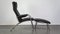 Fauteuil et Ottomane en Cuir Marron Foncé de de Sede, Set de 2 4