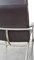 Fauteuil et Ottomane en Cuir Marron Foncé de de Sede, Set de 2 12