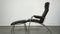 Fauteuil et Ottomane en Cuir Marron Foncé de de Sede, Set de 2 6