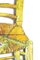 Csilla Bondor, Van Gogh's Chair, 2020s, Oil on Wood 3