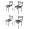 Bauhaus Model Sandows Chairs by René Herbst, 1960s, Set of 4, Image 1