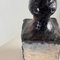 Brutalist Single-Stem Raku Ceramic Vase, Italy, 1970s, Image 7