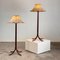 Floor Lamps attributed to Anna Ehrner for Atelje Lyktan, Sweden, 1970s, Set of 2 3